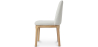 Buy Upholstered Dining Chair - White Boucle - Leira White 60550 - prices