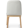 Buy Upholstered Dining Chair - White Boucle - Leira White 60550 with a guarantee