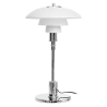 Buy PL 3/2 Desk Lamp - Steel/Opal Glass Steel 15226 - in the UK