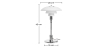 Buy PL 3/2 Desk Lamp - Steel/Opal Glass Steel 15226 - in the UK