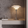 Buy PL 3/2 Desk Lamp - Steel/Opal Glass Steel 15226 in the United Kingdom