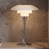 Buy PL 3/2 Desk Lamp - Steel/Opal Glass Steel 15226 - prices