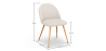 Buy Pack Industrial Wooden Table (200cm) & 8 Bouclé Upholstered Chairs - Bennett White 60576 home delivery