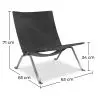 Buy PY22 Lounge Chair - Premium Leather Black 16827 - prices