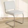 Buy Dining Chair Boucle Design - Nui White 60539 - prices