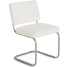 Buy Dining Chair Boucle Design - Nui White 60539 - in the UK