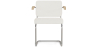 Buy Dining Chair Boucle Design with Armrest - Nui White 60540 with a guarantee