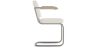 Buy Dining Chair Boucle Design with Armrest - Nui White 60540 - in the UK