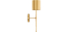 Buy Lamp Wall Light - LED Gold Metal - Fiya Gold 60521 - in the UK