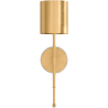 Buy Lamp Wall Light - LED Gold Metal - Fiya Gold 60521 in the United Kingdom