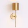 Buy Lamp Wall Light - LED Gold Metal - Fiya Gold 60521 in the United Kingdom