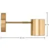Buy Wall Spotlight Lamp - Dimmable - Gure Gold 60522 at MyFaktory