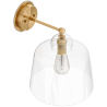 Buy Lamp Wall Light - Golden Metal and Crystal - Senda Transparent 60526 - prices