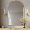 Buy Chandelier Lamp - Golden Wall Light - Rene Transparent 60527 - prices