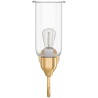 Buy Chandelier Lamp - Golden Wall Light - Rene Transparent 60527 with a guarantee