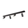Buy Rail Ceiling Lamp - 4 Adjustable Spotlights - 90CM - Wada Black 60519 - in the UK
