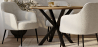 Buy Round Dining Table - Industrial - Wood and Metal - Alise Natural wood 60609 at MyFaktory