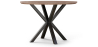 Buy Round Dining Table - Industrial - Wood and Metal - Alise Natural wood 60609 home delivery