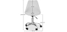 Buy Upholstered Desk Chair with Wheels - Tulipe Light grey 60613 in the United Kingdom