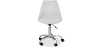Buy Upholstered Desk Chair with Wheels - Tulipe Light grey 60613 in the United Kingdom