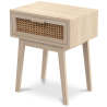 Buy Bedside Table with Drawer - Boho Bali Wood - Hanay Natural 60605 - prices