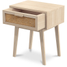 Buy Bedside Table with Drawer - Boho Bali Wood - Hanay Natural 60605 - prices