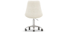 Buy Desk Chair with Wheels - White Boucle - Tulipe White 60615 - in the UK