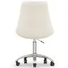 Buy Desk Chair with Wheels - White Boucle - Tulipe White 60615 home delivery