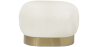 Buy Pouf Luxury Home Foot Rest - White Boucle - Premium White 60553 - in the UK