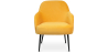 Buy Velvet upholstered Armchair - Jeve Yellow 60548 - in the UK