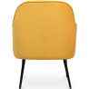 Buy Upholstered Dining Chair - Velvet - Jeve Yellow 60548 in the United Kingdom