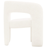 Buy Upholstered Dining Chair - White Boucle - Alexa White 60551 home delivery