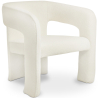 Buy Upholstered Dining Chair - White Boucle - Alexa White 60551 at MyFaktory