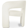 Buy Upholstered Dining Chair - White Boucle - Alexa White 60551 in the United Kingdom
