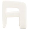 Buy Upholstered Dining Chair - White Boucle - Alexa White 60551 in the United Kingdom