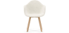 Buy Dining Chair - Boucle Upholstery - Amir  White 60617 in the United Kingdom