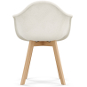 Buy Dining Chair - Boucle Upholstery - Amir  White 60617 in the United Kingdom