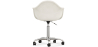 Buy Swivel Office Chair - Bouclé Upholstered - Loy White 60618 with a guarantee