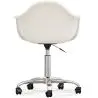 Buy Swivel Office Chair - Bouclé Upholstered - Loy White 60618 with a guarantee