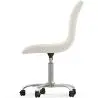 Buy Swivel Office Chair - Bouclé Upholstered - Brielle White 60620 home delivery