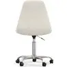 Buy Swivel Office Chair - Bouclé Upholstered - Brielle White 60620 with a guarantee