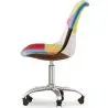 Buy Swivel Office Chair - Patchwork Upholstery - Simona  Multicolour 60621 in the United Kingdom