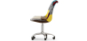 Buy Swivel Office Chair - Patchwork Upholstery - Ray  Multicolour 60622 in the United Kingdom