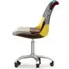 Buy Swivel Office Chair - Patchwork Upholstery - Ray  Multicolour 60622 in the United Kingdom