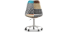 Buy  Swivel Office Chair - Patchwork Upholstery - Patty Multicolour 60623 in the United Kingdom
