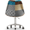 Buy  Swivel Office Chair - Patchwork Upholstery - Patty Multicolour 60623 in the United Kingdom