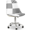 Buy Swivel Office Chair - Patchwork Upholstery - Sam  Multicolour 60625 - in the UK