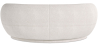 Buy Curved Sofa - 3 Seater - Boucle Fabric - Onda White 60628 at MyFaktory