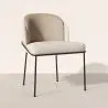 Buy Dining Chair - Upholstered in Fabric - Ruma Beige 60699 home delivery