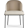 Buy Dining Chair - Upholstered in Fabric - Ruma Beige 60699 - in the UK